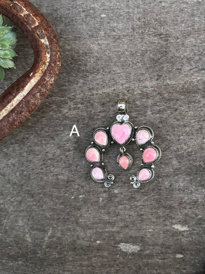 Pink Conch Blossom Pendent - Cowgirls & City Chics