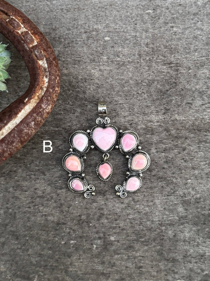 Pink Conch Blossom Pendent - Cowgirls & City Chics