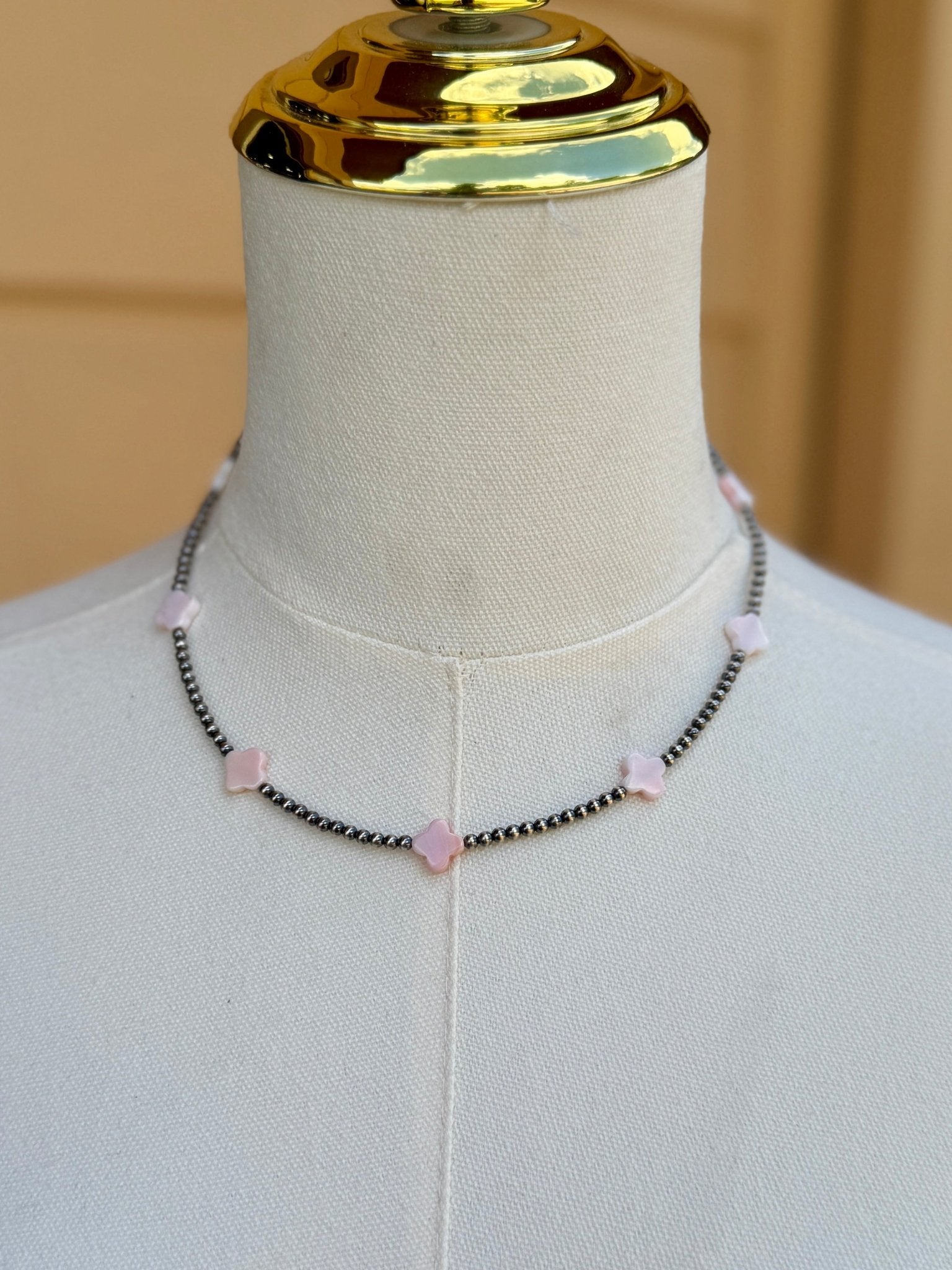 Pink Conch & Pearl Necklace - Cowgirls & City Chics