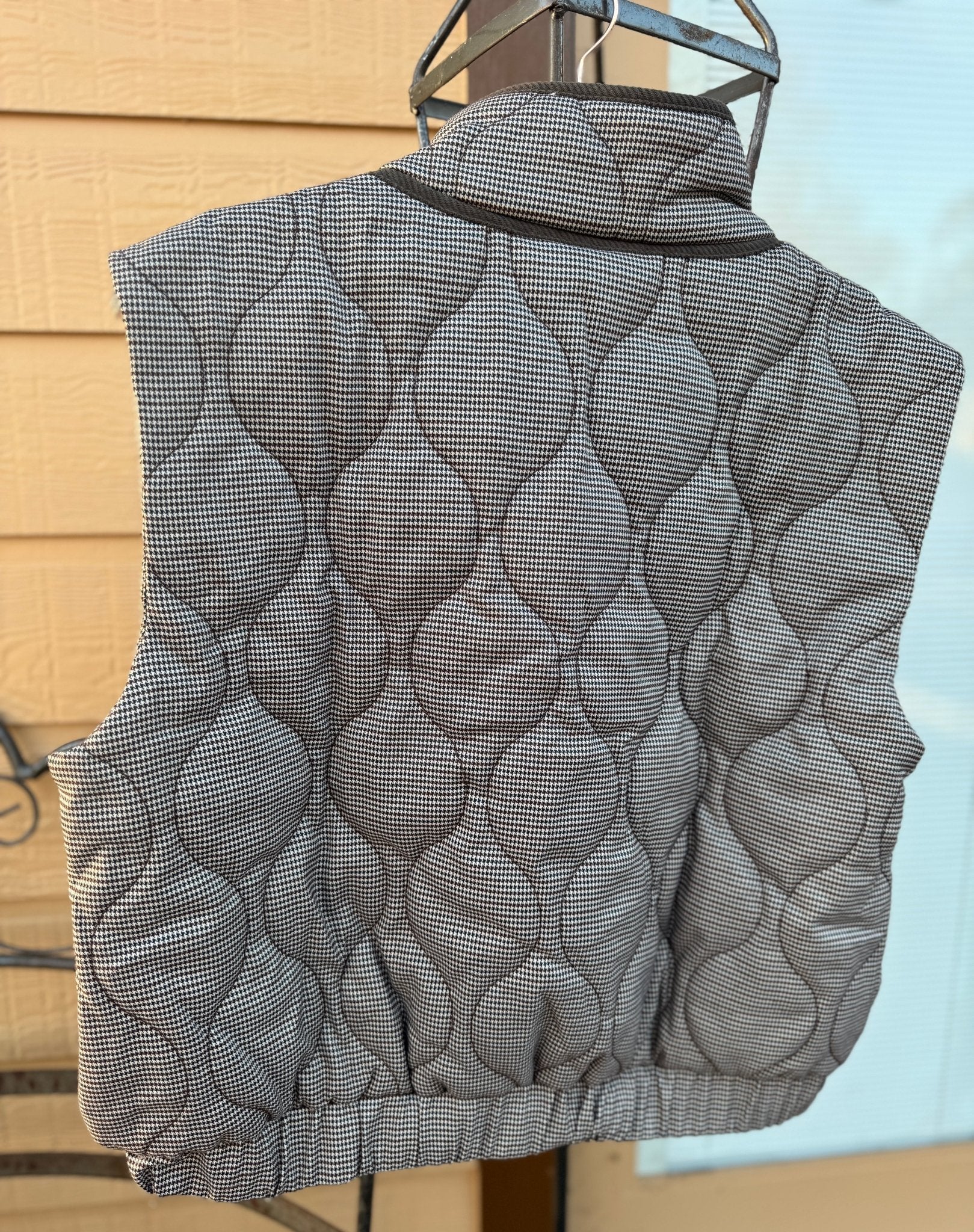 Plaid Puffer Vest - Cowgirls & City Chics