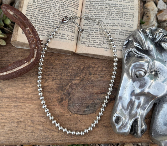 Plain Pearl Necklace - Cowgirls & City Chics
