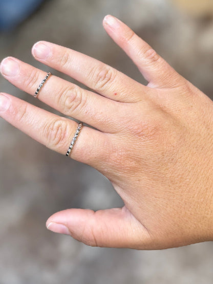 Plain Stacker Silver RIng - Cowgirls & City Chics