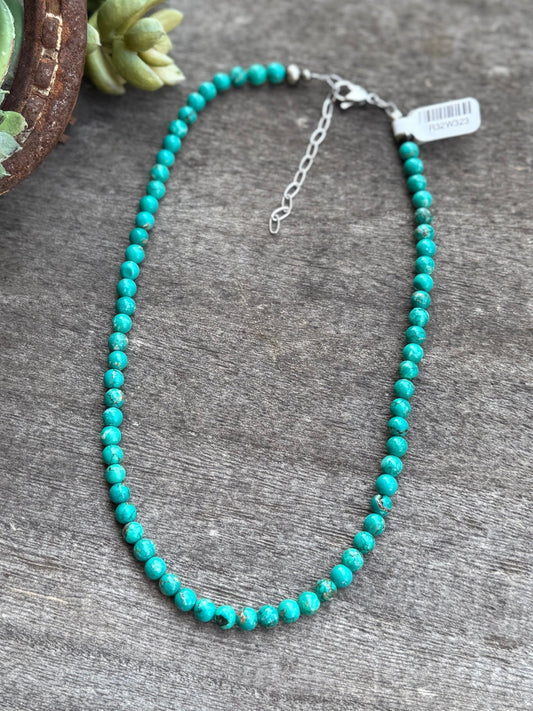 Plain Turquoise Necklace - Cowgirls & City Chics