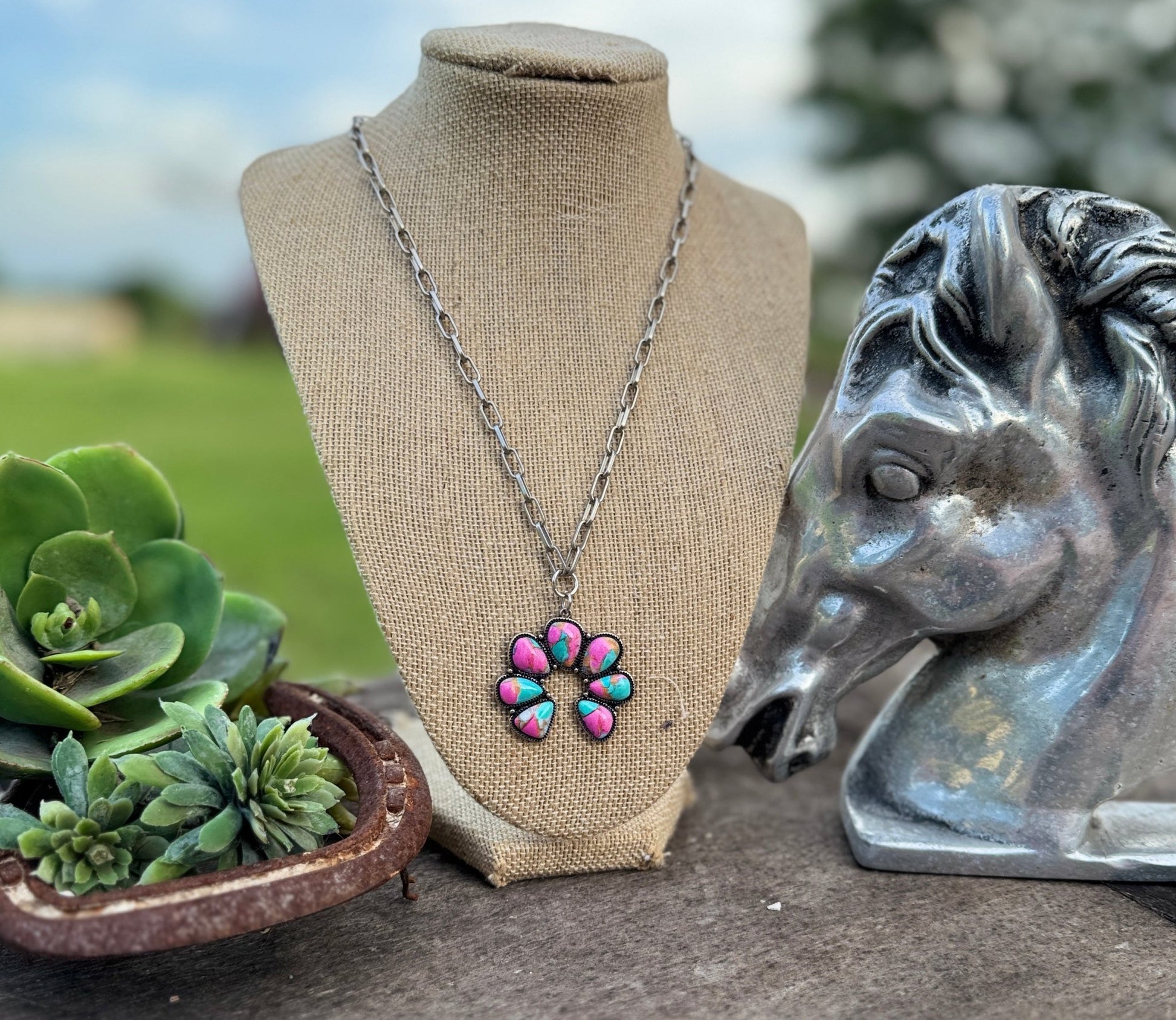Pnk/TQ Naja Necklace - Cowgirls & City Chics