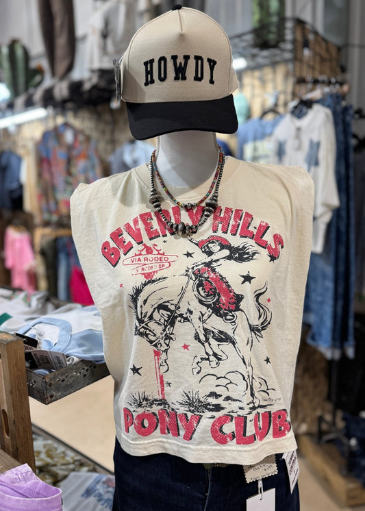 Pony Club Muscle Tank - Cowgirls & City Chics