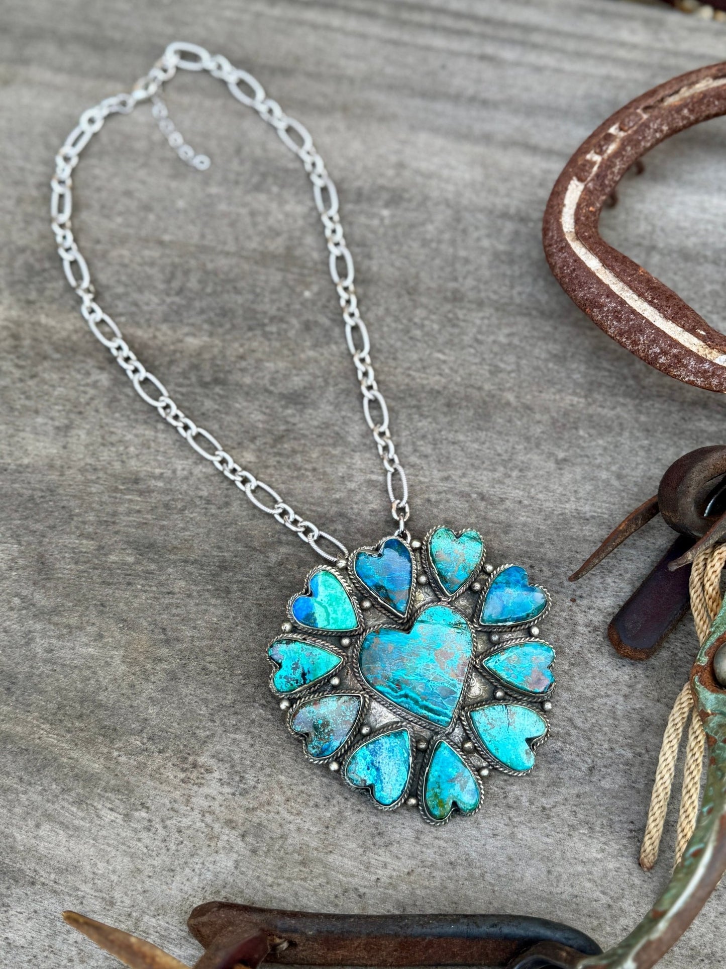 {Queen Of Hearts} Kingman Necklace - Cowgirls & City Chics