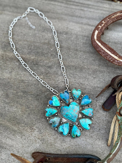{Queen Of Hearts} Kingman Necklace - Cowgirls & City Chics
