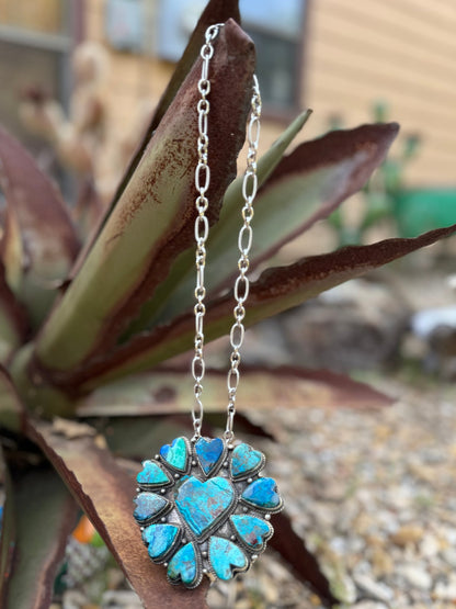 {Queen Of Hearts} Kingman Necklace - Cowgirls & City Chics