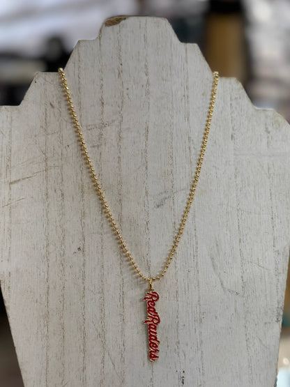 Red Raider Pendent Necklace - Cowgirls & City Chics