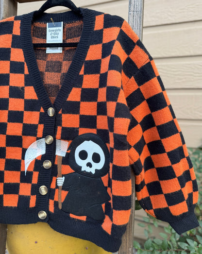 Reeper Halloween Knit Cardigan - Cowgirls & City Chics