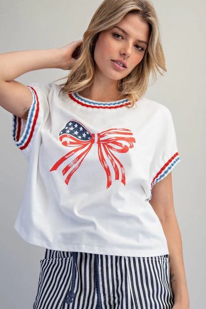 Ribbon USA Top - Cowgirls & City Chics
