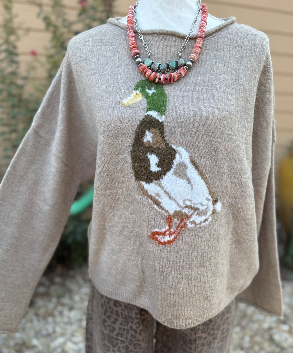{Riley} Mallard Duck Sweater - Cowgirls & City Chics