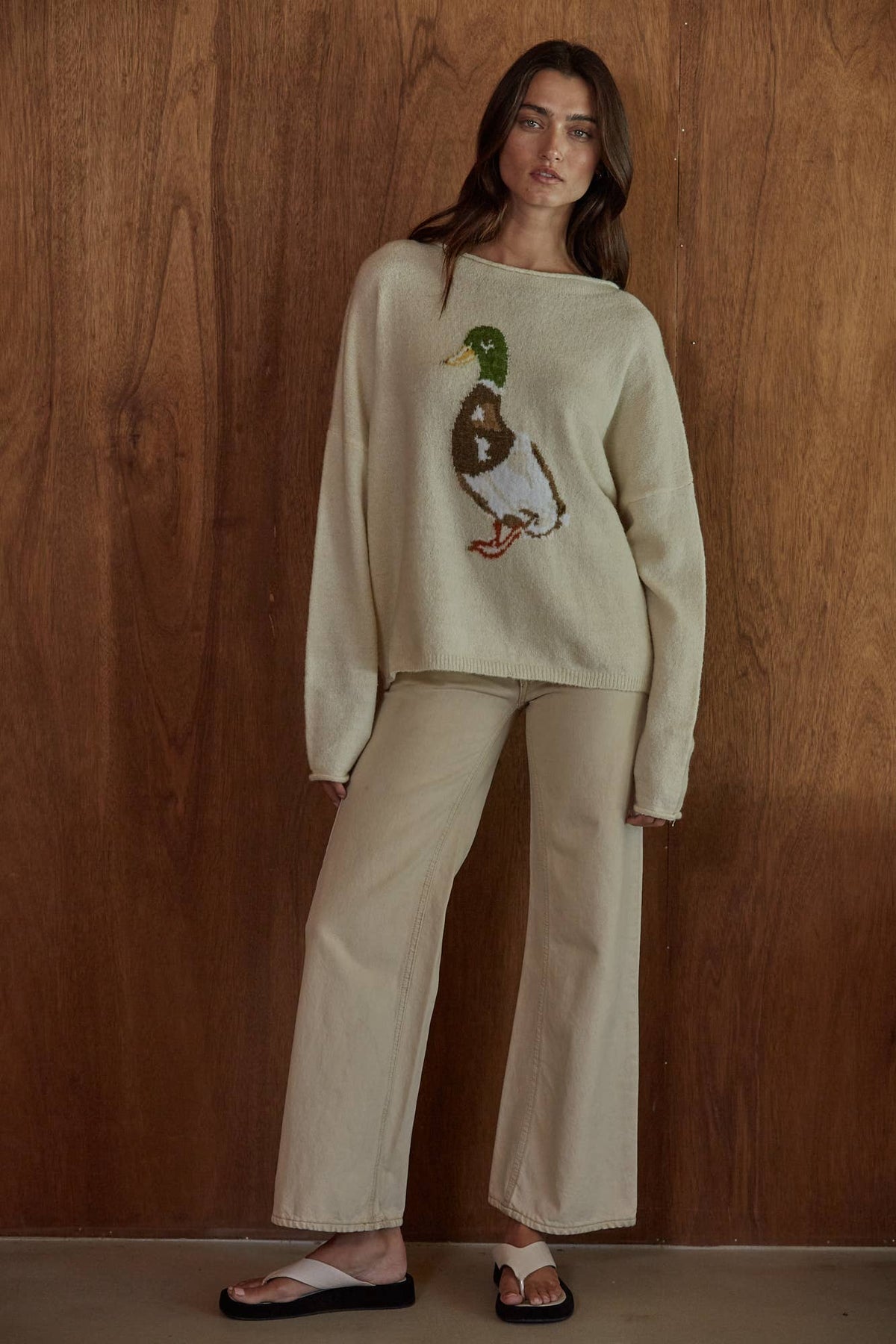 {Riley} Mallard Duck Sweater - Cowgirls & City Chics