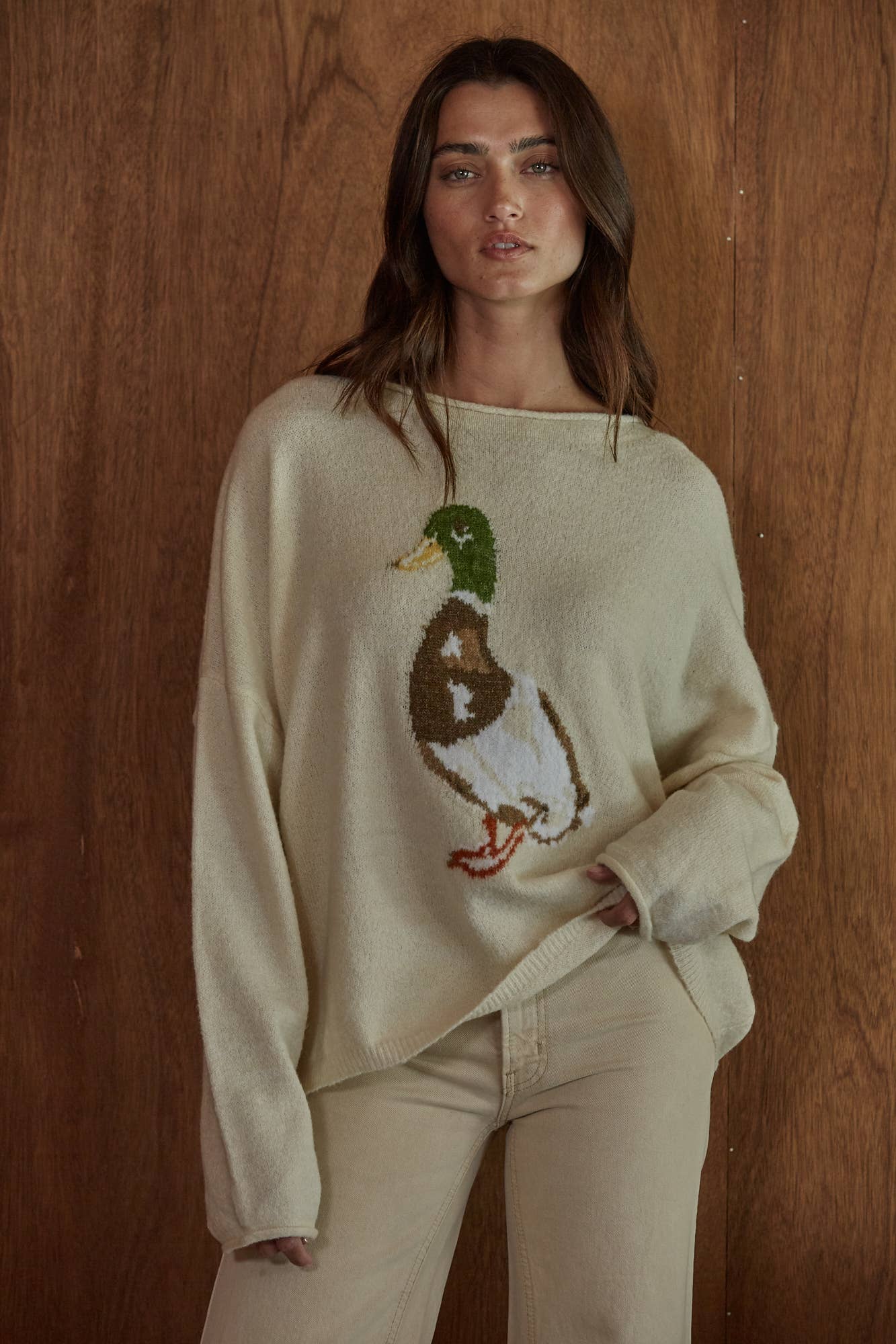 {Riley} Mallard Duck Sweater - Cowgirls & City Chics
