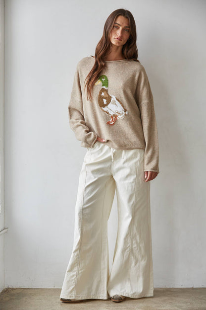 {Riley} Mallard Duck Sweater - Cowgirls & City Chics