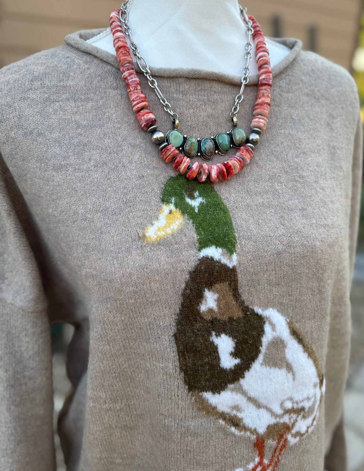 {Riley} Mallard Duck Sweater - Cowgirls & City Chics