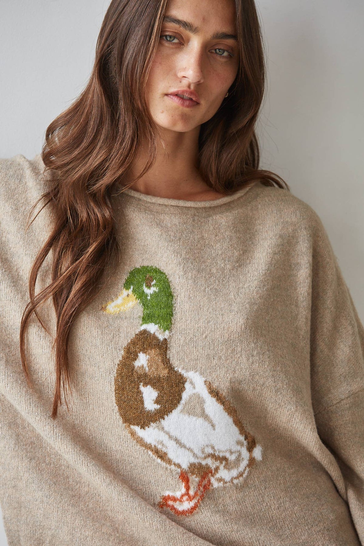 {Riley} Mallard Duck Sweater - Cowgirls & City Chics