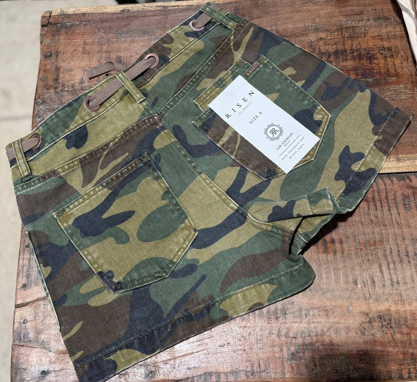 Risen Camo Shorts - Cowgirls & City Chics