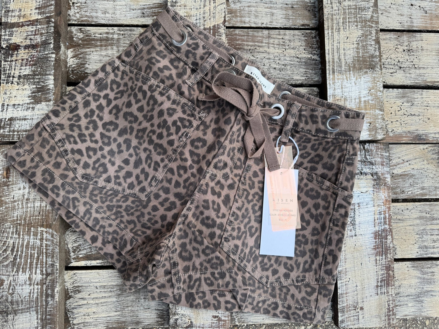 Risen Leopard Shorts - Cowgirls & City Chics