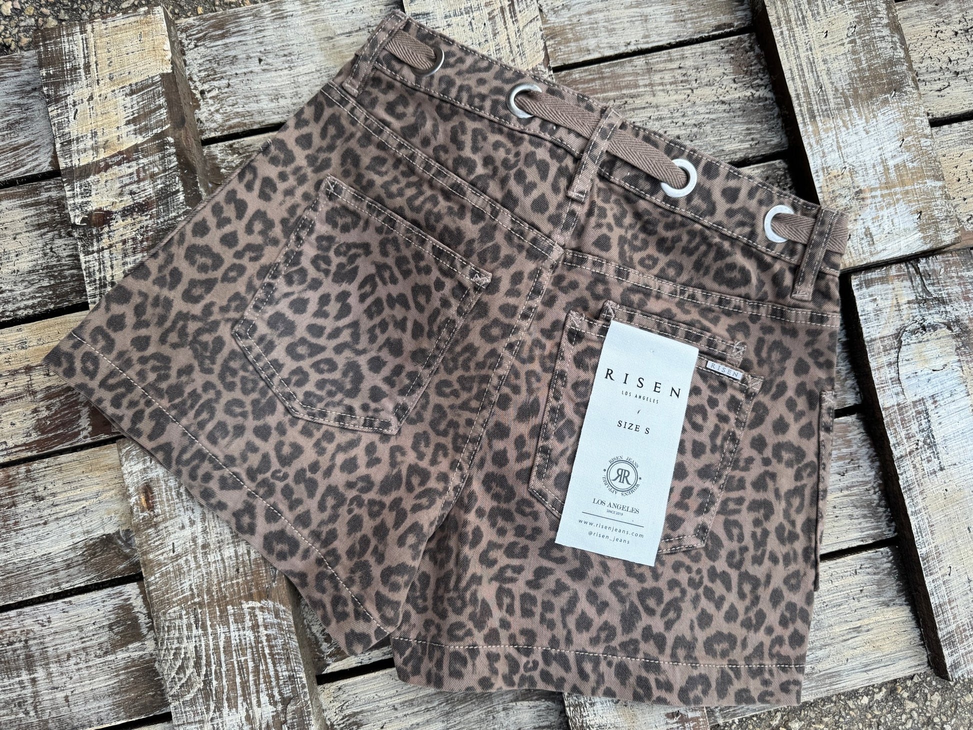 Risen Leopard Shorts - Cowgirls & City Chics