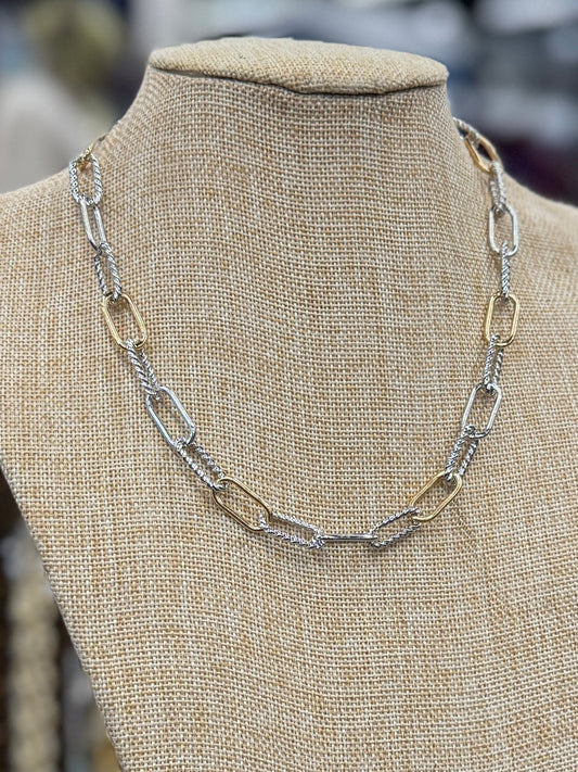 (Rodeo) Two - Tone Necklace - Cowgirls & City Chics