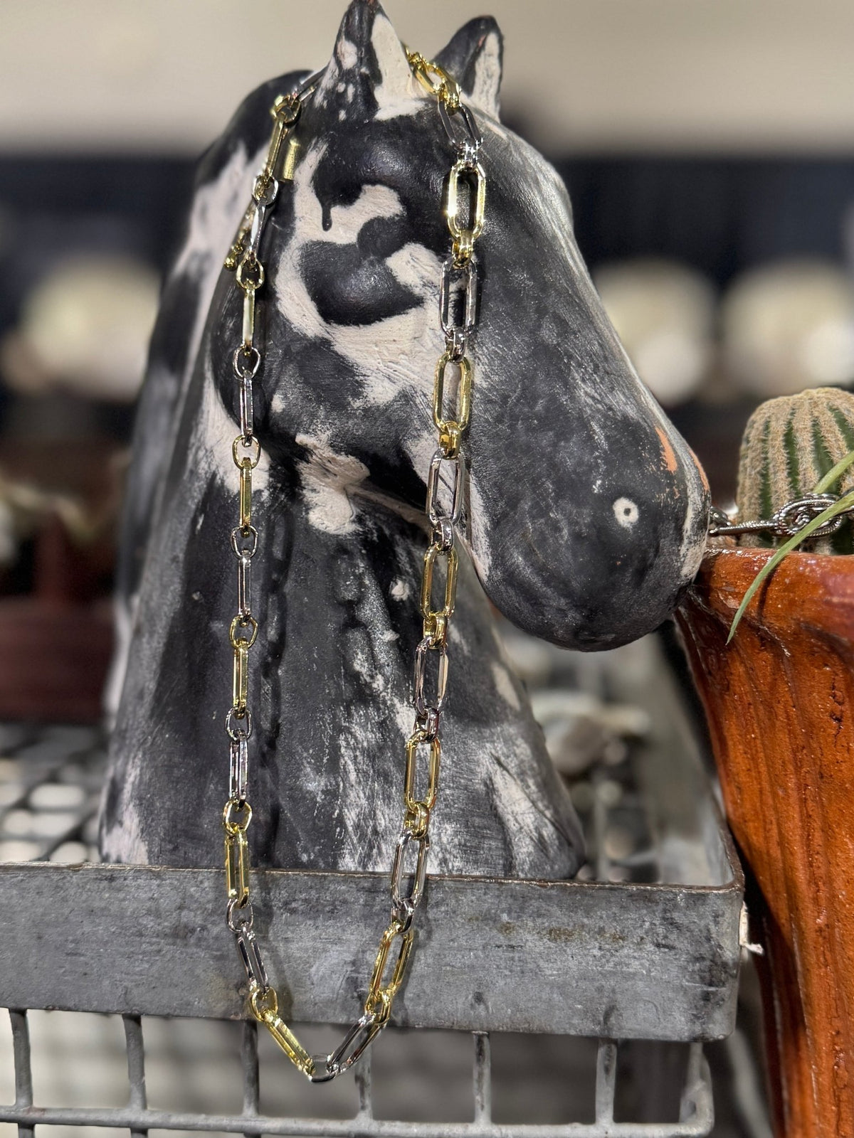 (Rodeo) Two-Tone Necklace - Cowgirls & City Chics