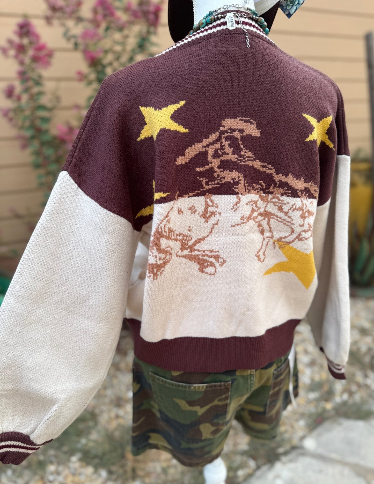 Rodeo Varsity Knit Cardigan - Cowgirls & City Chics