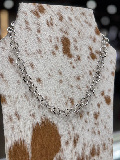 Rope Chunky Chain Necklace - Cowgirls & City Chics