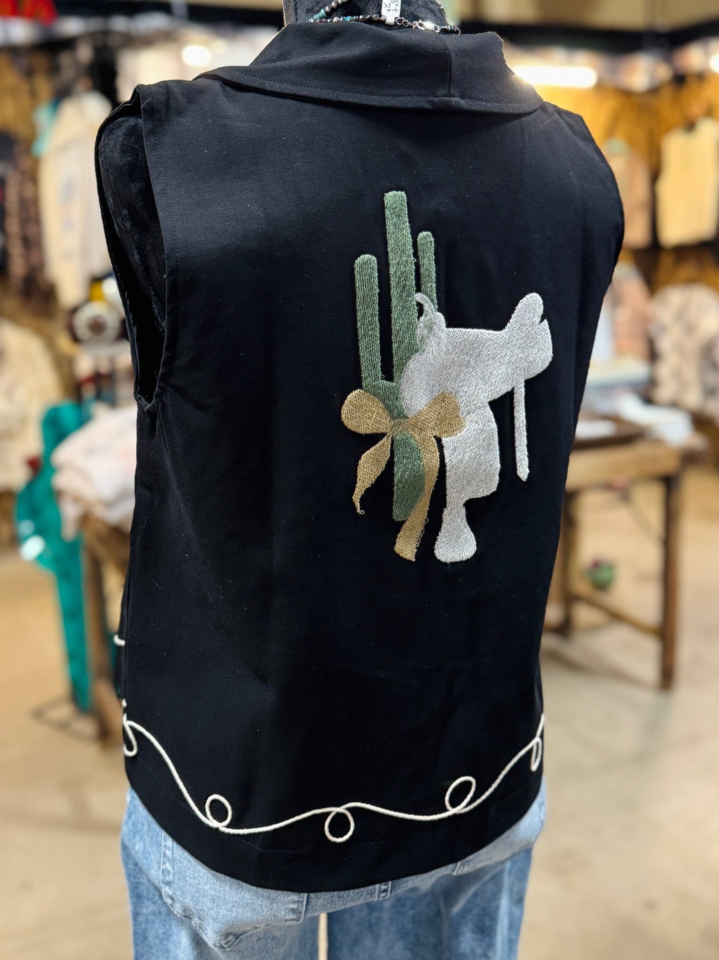 Round - Up Stitched Vest - Cowgirls & City Chics