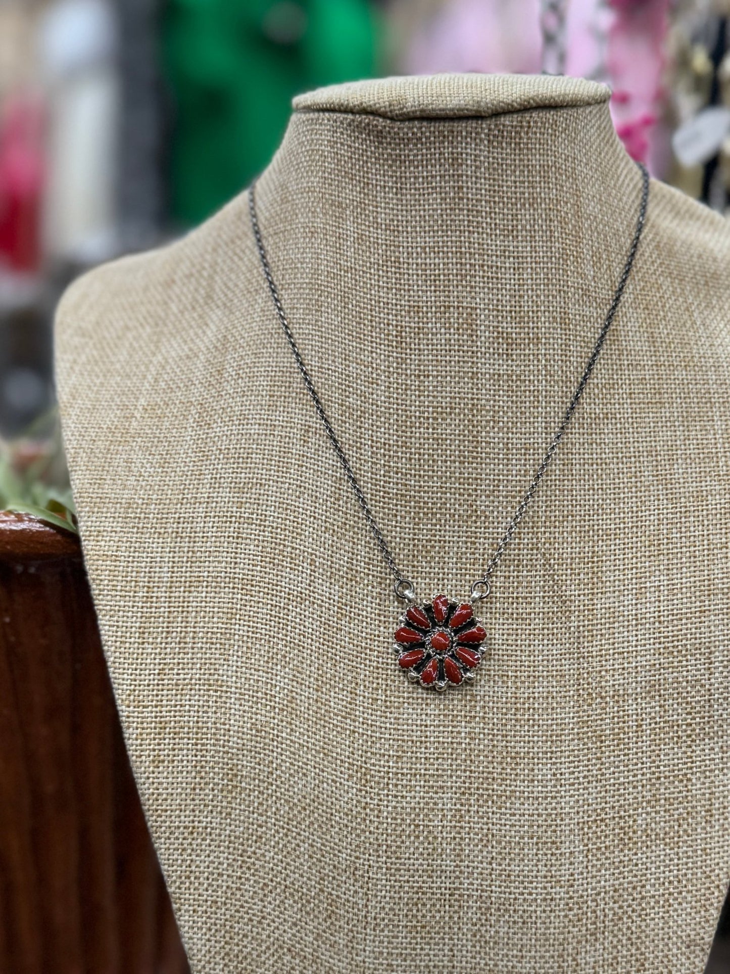 Round Zuni Cluster Necklace - Cowgirls & City Chics