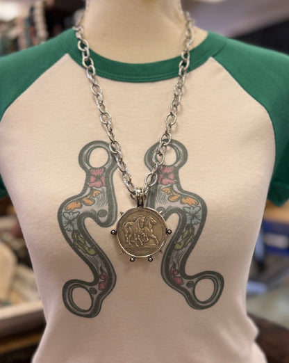 Running Horse Coin Necklace - Cowgirls & City Chics