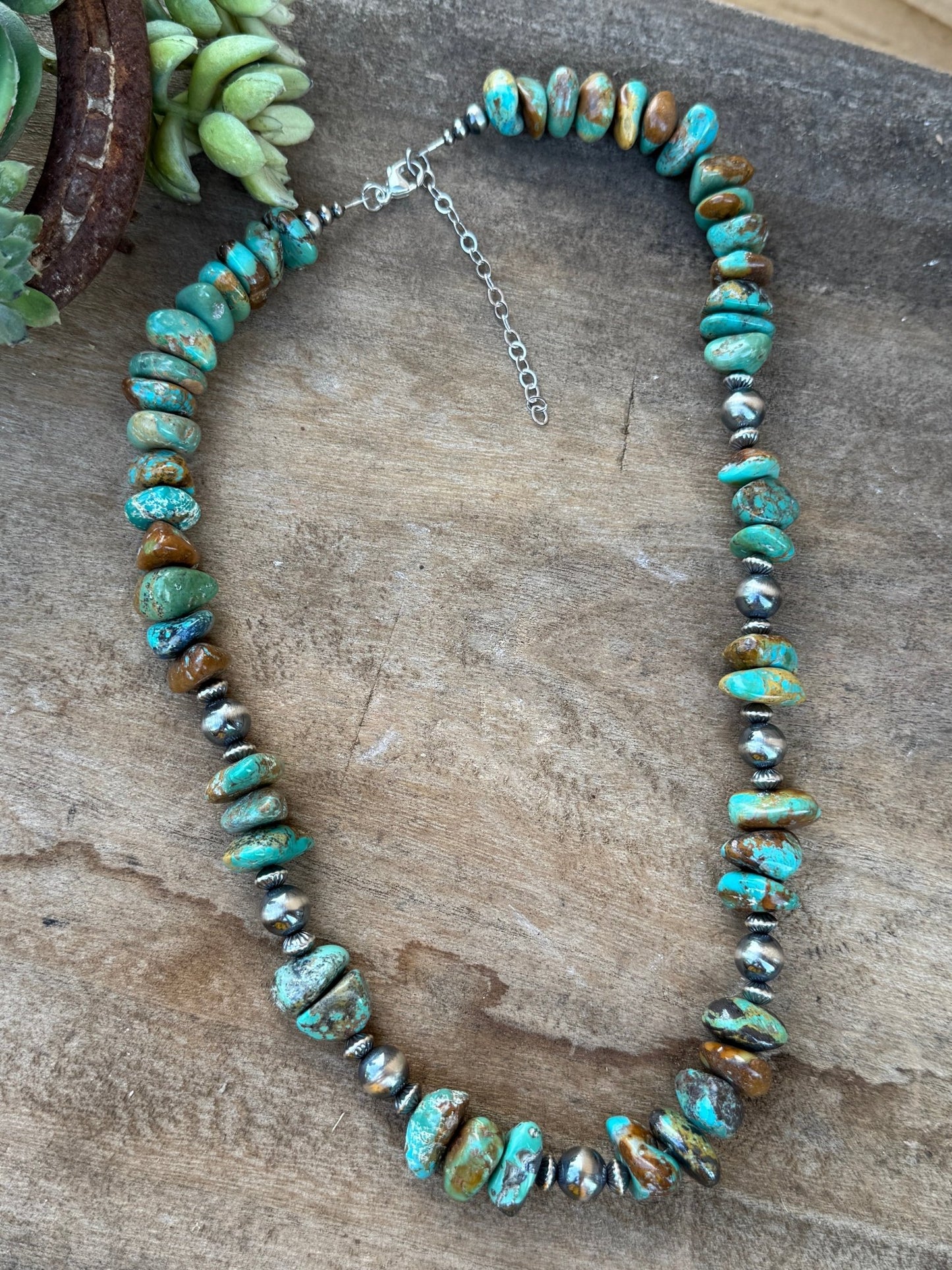 {Salado} Green Kingman Chunky Necklace - Cowgirls & City Chics