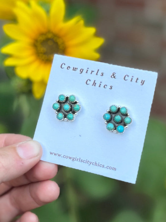 {Santa Fe} Small Cluster Earrings - Cowgirls & City Chics