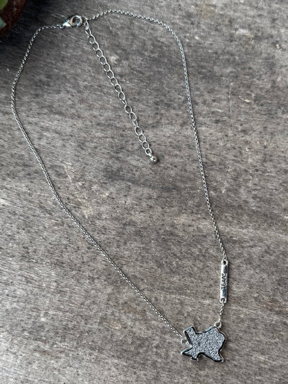 Sate Of Texas Necklace - Cowgirls & City Chics
