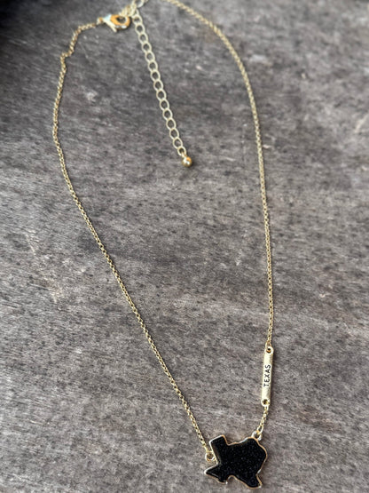 Sate Of Texas Necklace - Cowgirls & City Chics