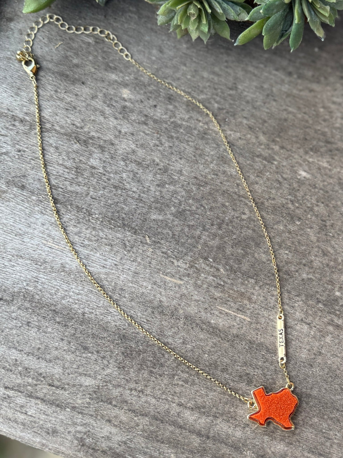 Sate Of Texas Necklace - Cowgirls & City Chics