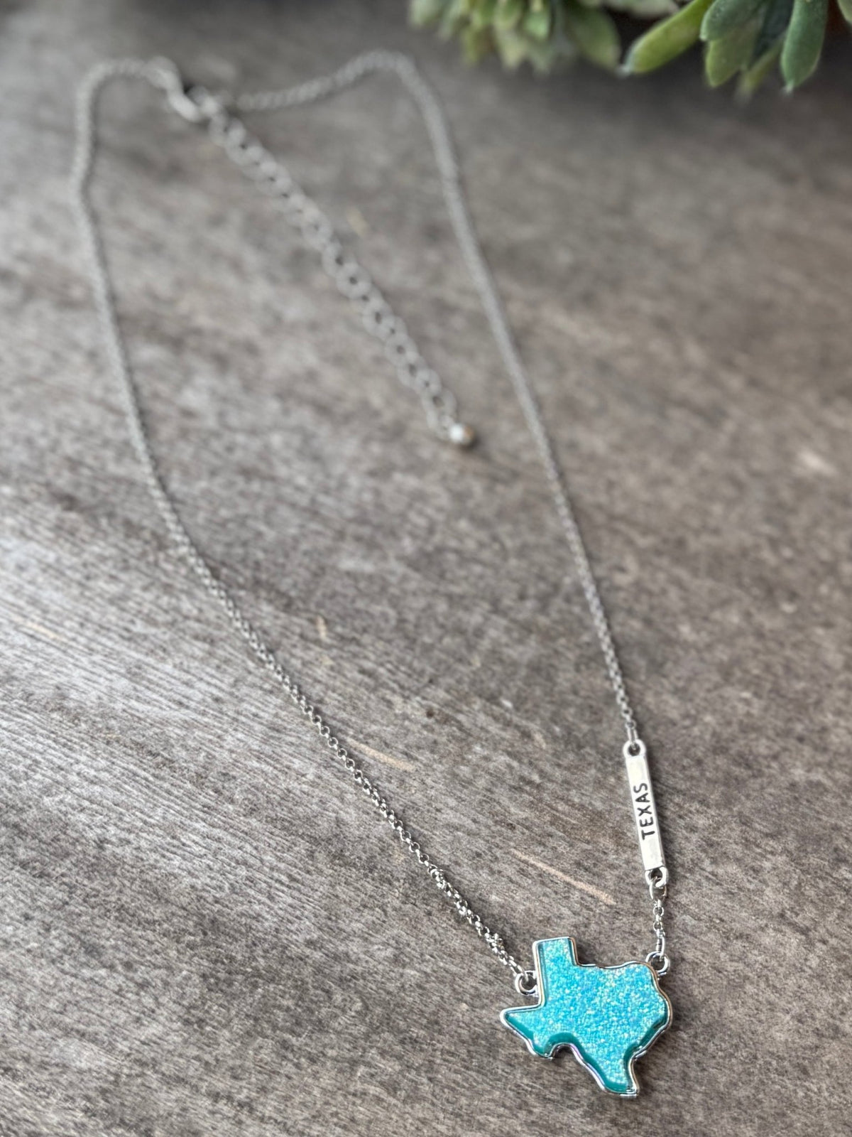 Sate Of Texas Necklace - Cowgirls & City Chics