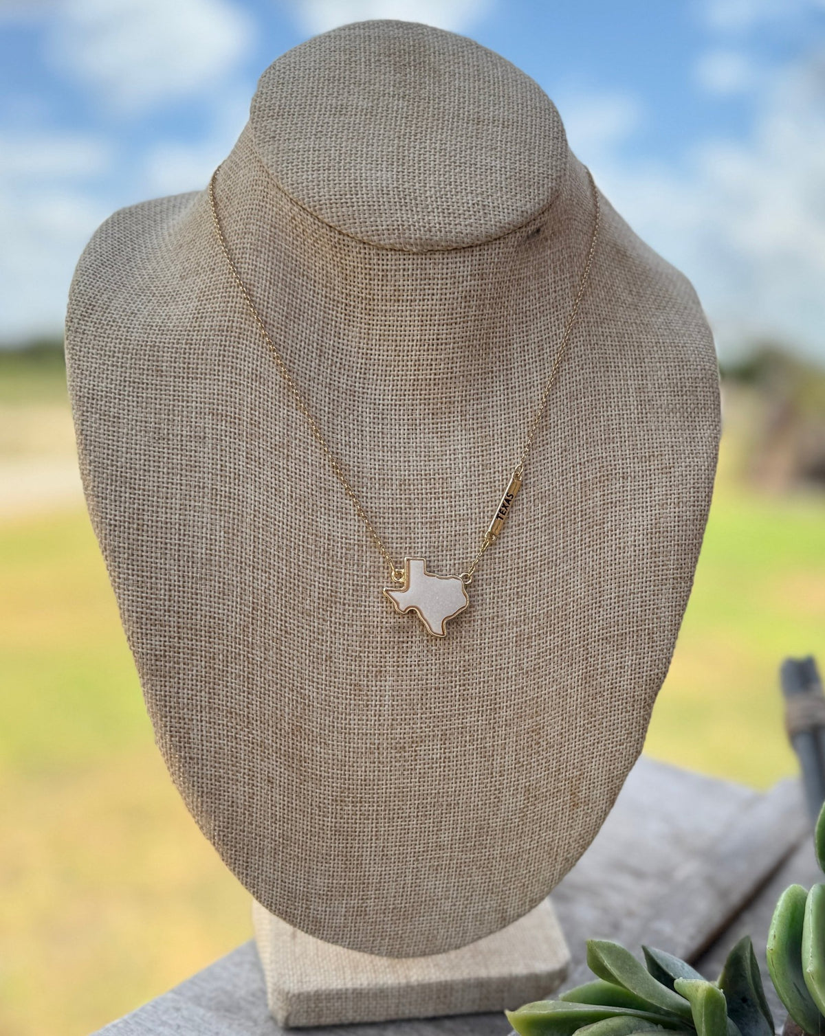 Sate Of Texas Necklace - Cowgirls & City Chics