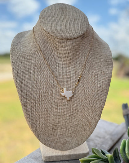 Sate Of Texas Necklace - Cowgirls & City Chics