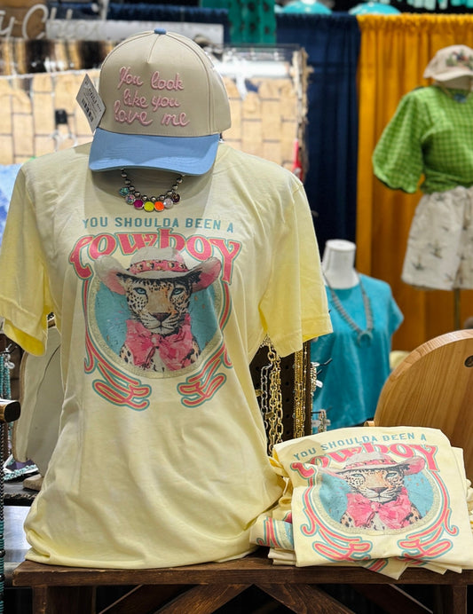 Shoulda Been A Cowboy Tee - Cowgirls & City Chics