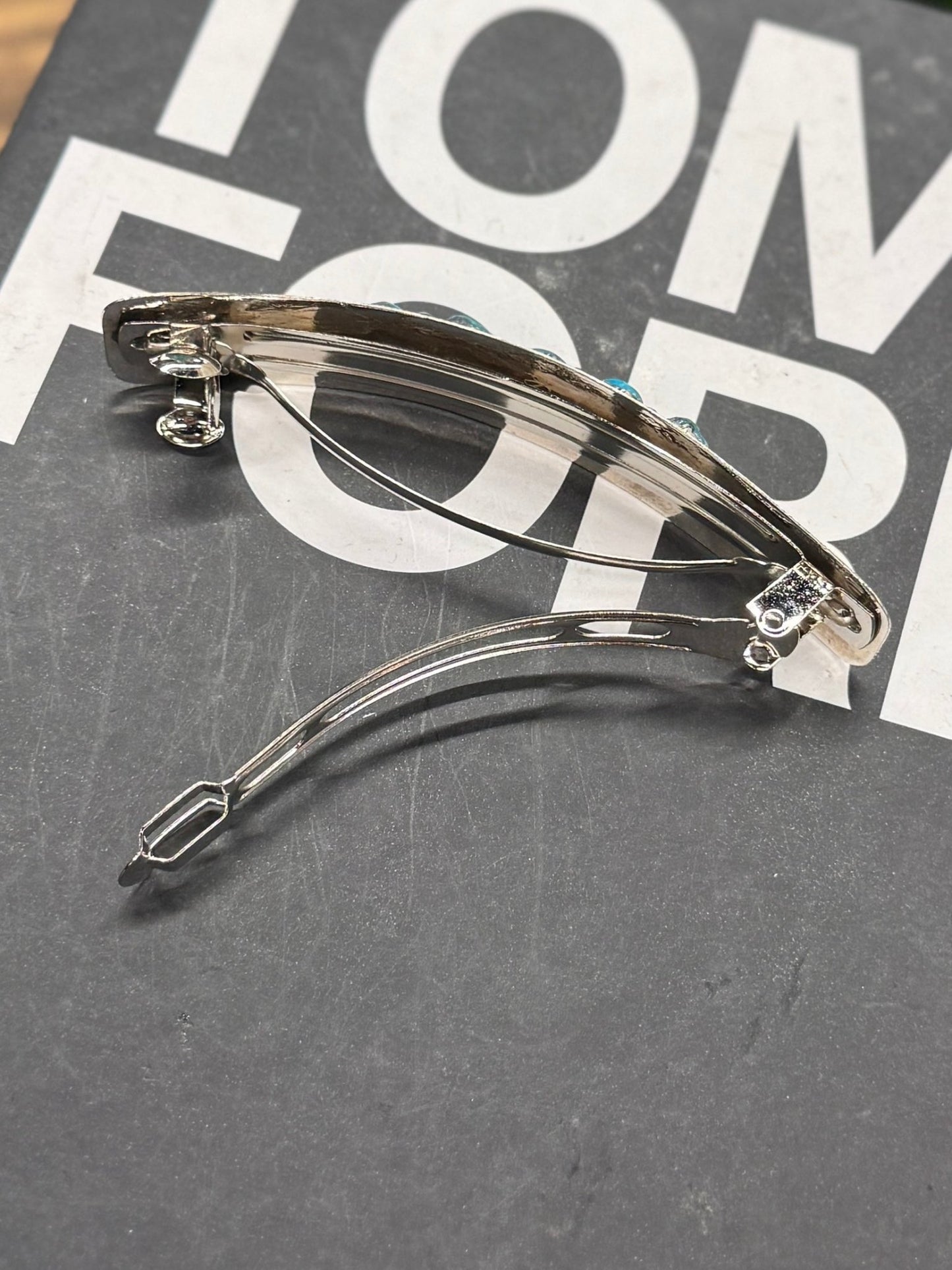 Silver Hair Barrette - Cowgirls & City Chics