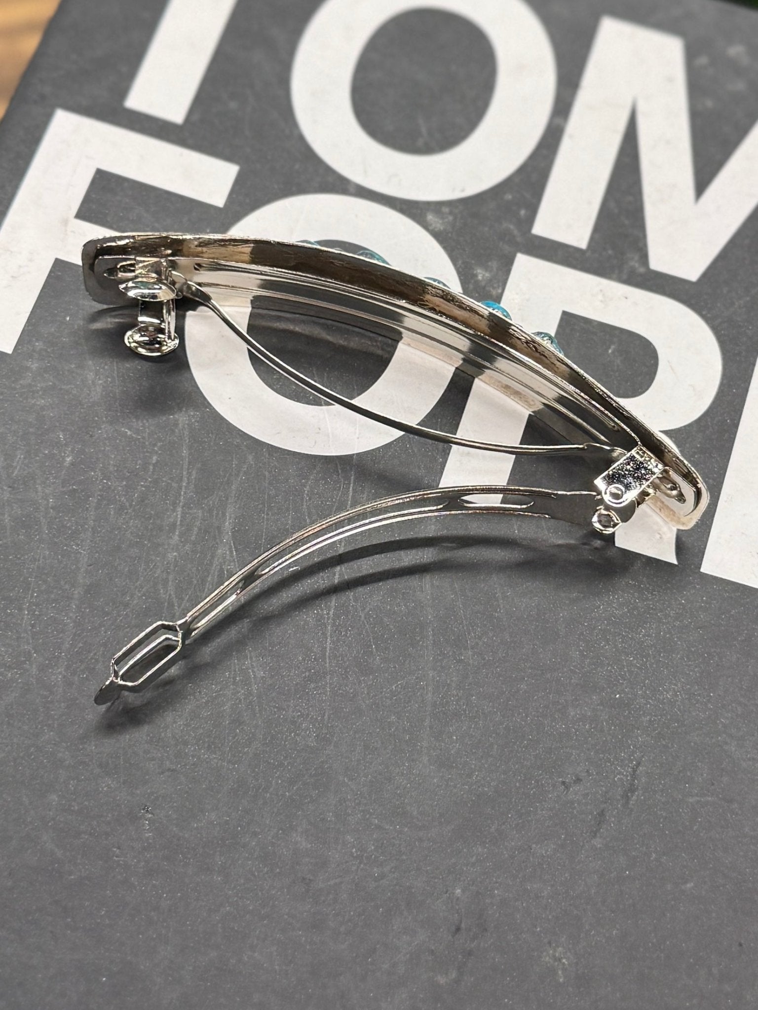 Silver Hair Barrette - Cowgirls & City Chics