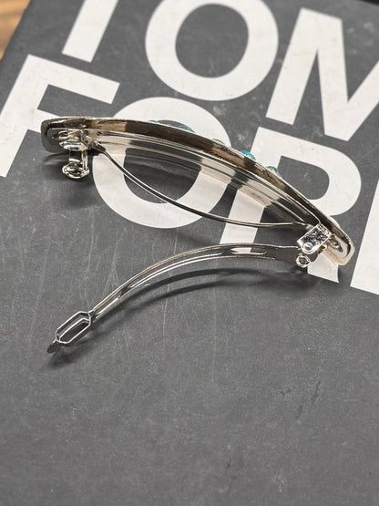Silver Hair Barrette - Cowgirls & City Chics