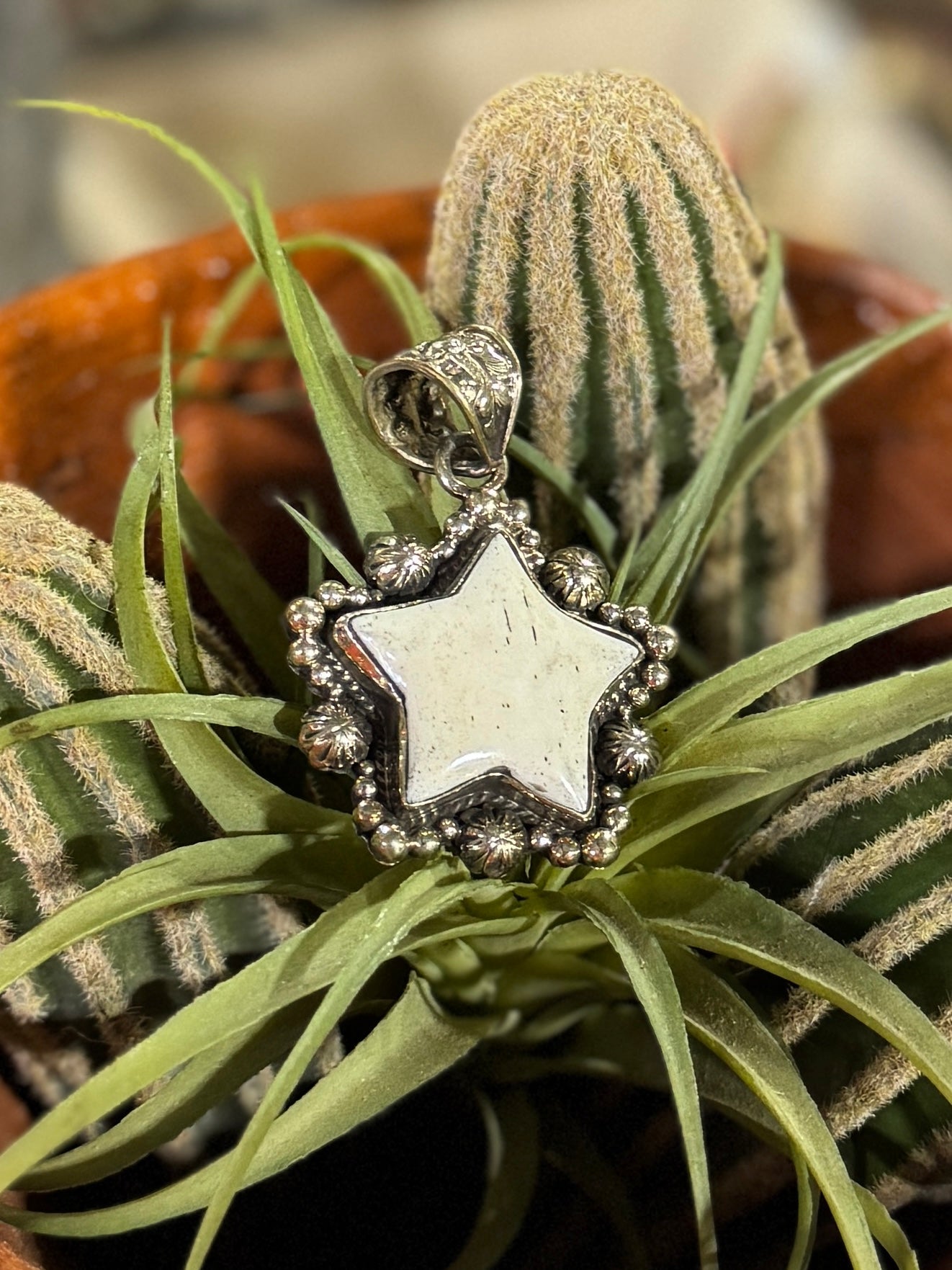 Small Bone Star Pendent - Cowgirls & City Chics