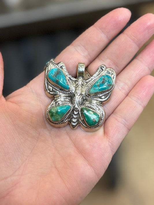 Small Butterfly Pendent - Cowgirls & City Chics