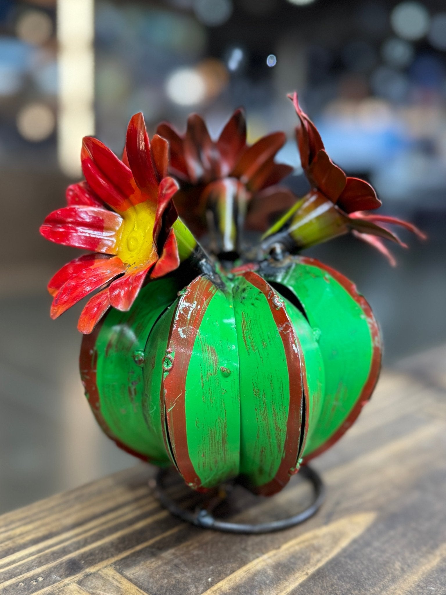 Small Green Blossom Cactus - Cowgirls & City Chics