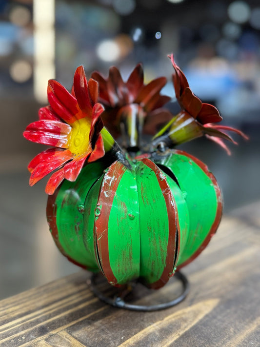 Small Green Blossom Cactus - Cowgirls & City Chics