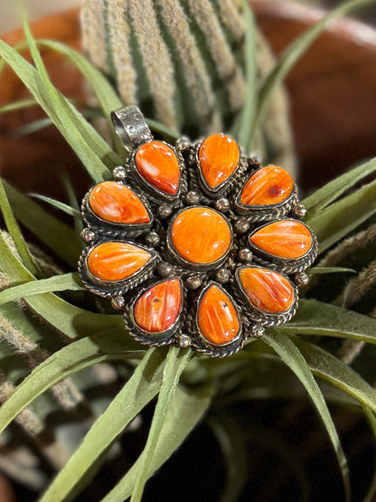 Solid Spiny Oyster Pendent - Cowgirls & City Chics