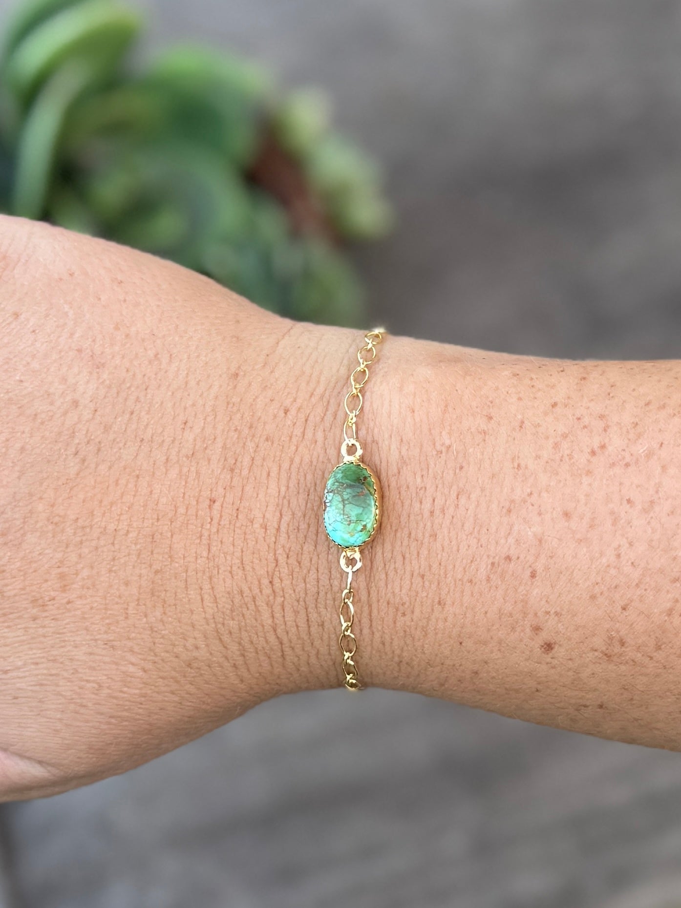 Sonoran Gold Chain Bracelet {Delta} - Cowgirls & City Chics