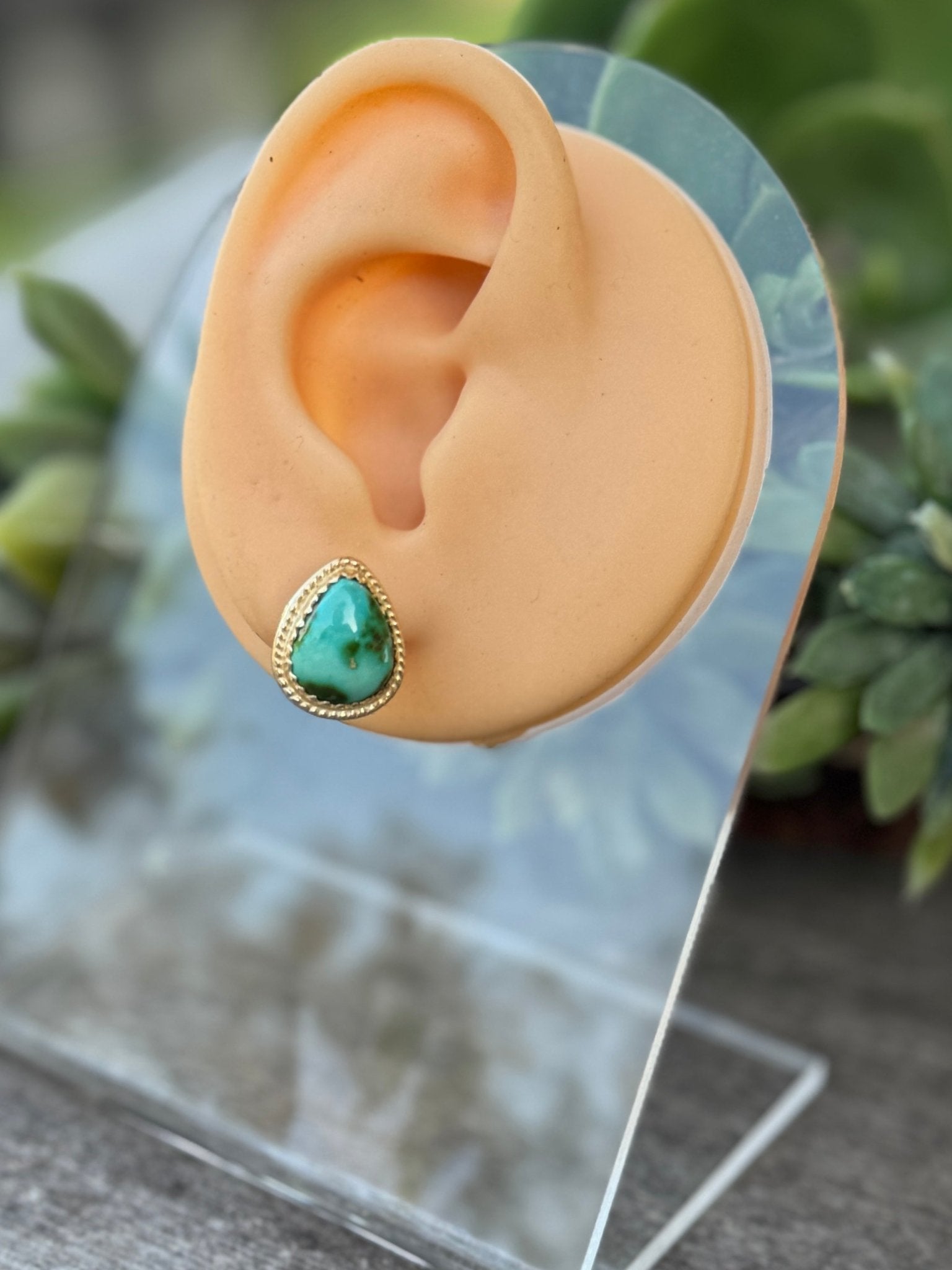 Sonoran Gold Stud Earring {Delta} - Cowgirls & City Chics